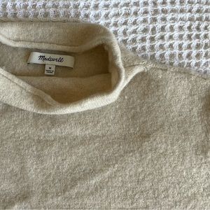 Madewell Cashmere Mock Neck Sweater (Medium)